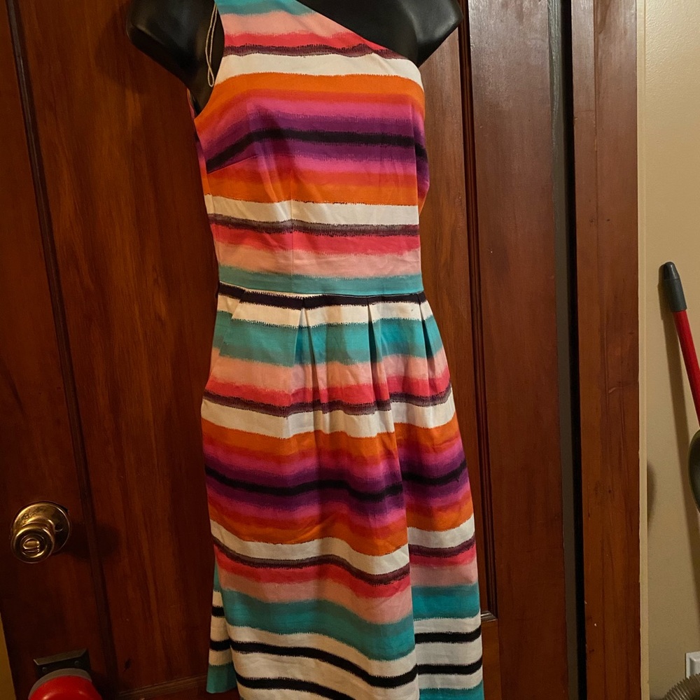 One Shoulder Dres with Pockets! Size 12